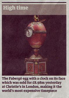 Rotschild Fabergé Sale The Guardian