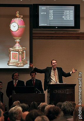 Christie's sale of the Rothschild Fabergé Clock Egg